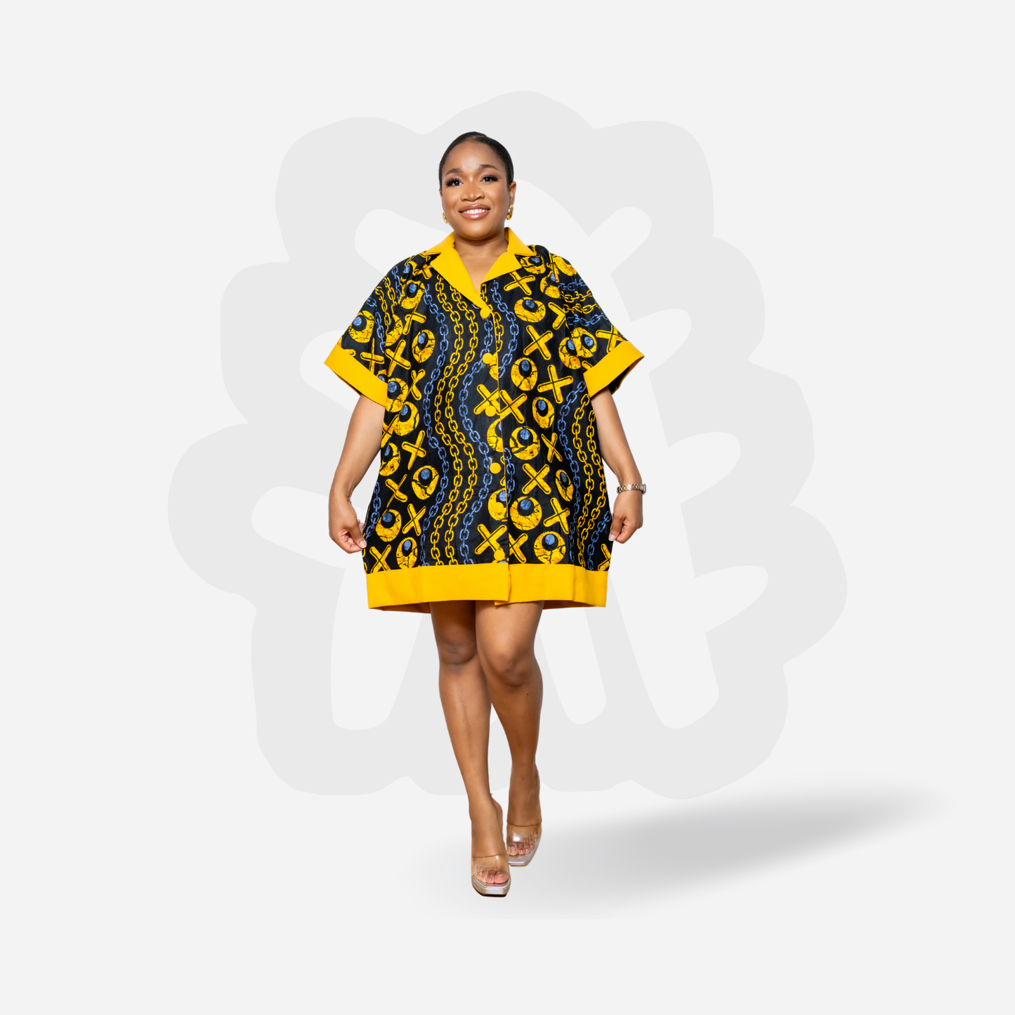Chic Ankara Shorty Kaftan Bubu