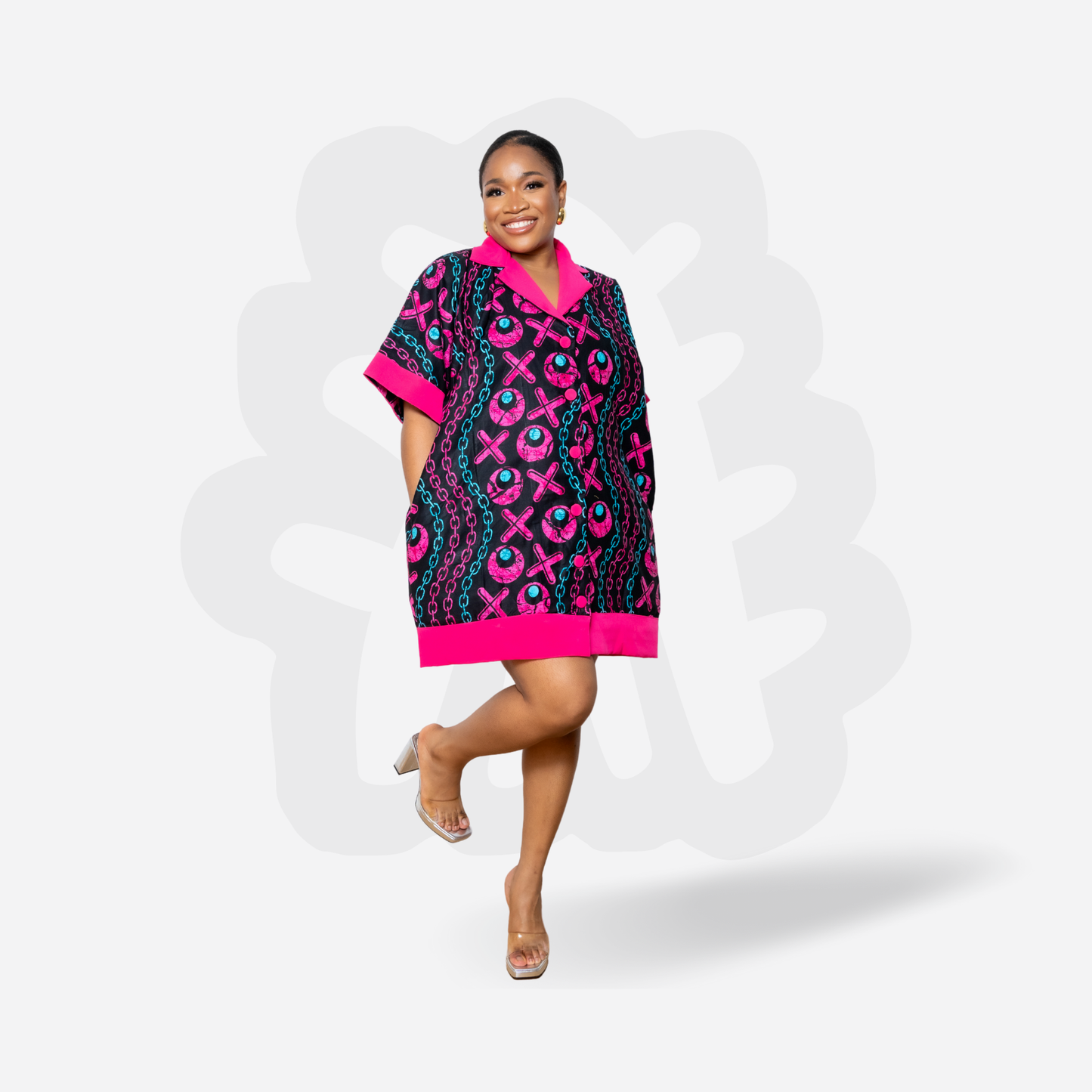 Chic Ankara Shorty Kaftan Bubu
