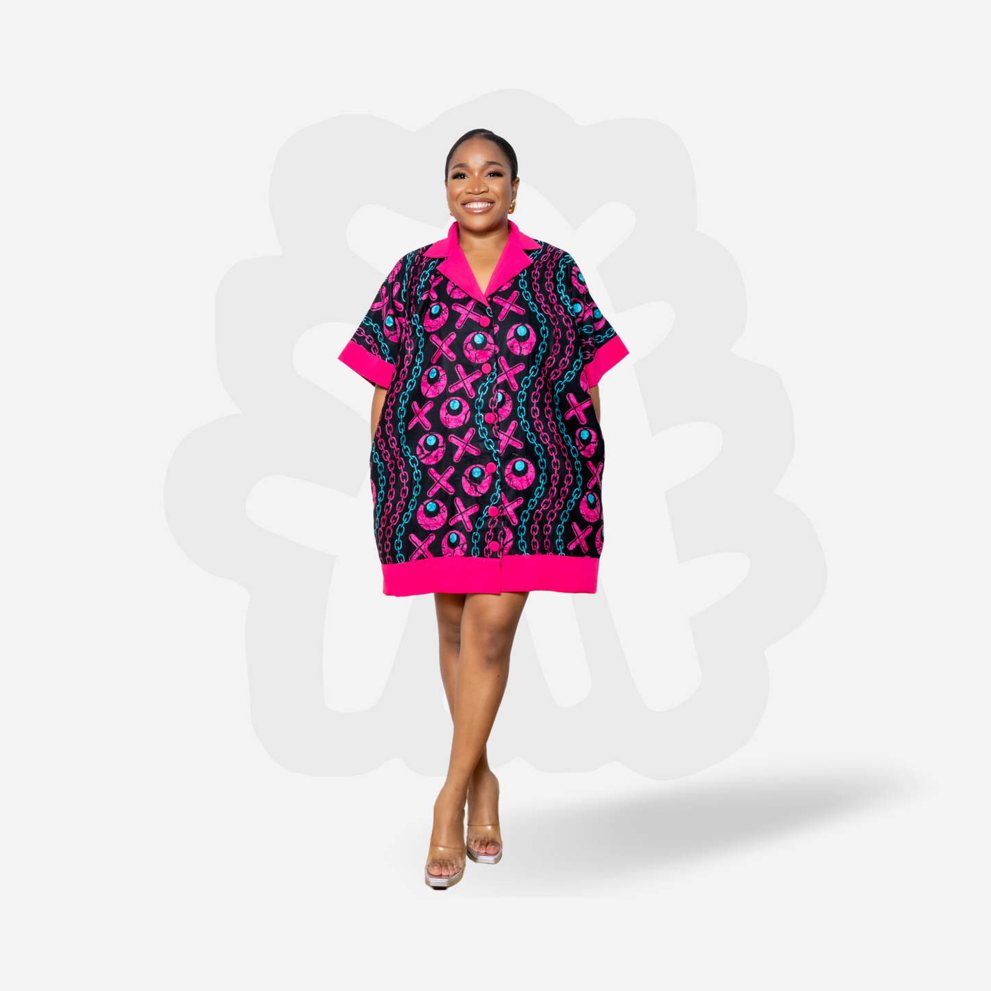 Chic Ankara Shorty Kaftan Bubu