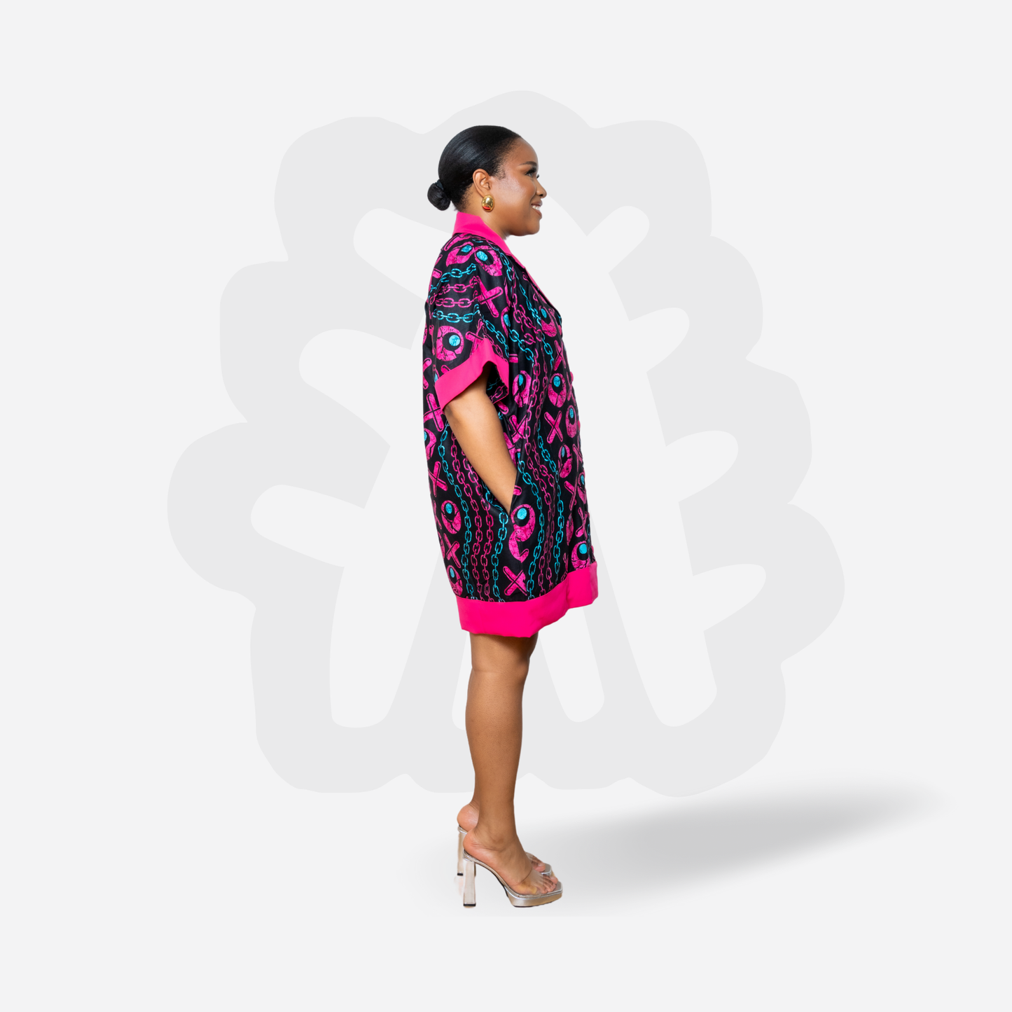 Chic Ankara Shorty Kaftan Bubu