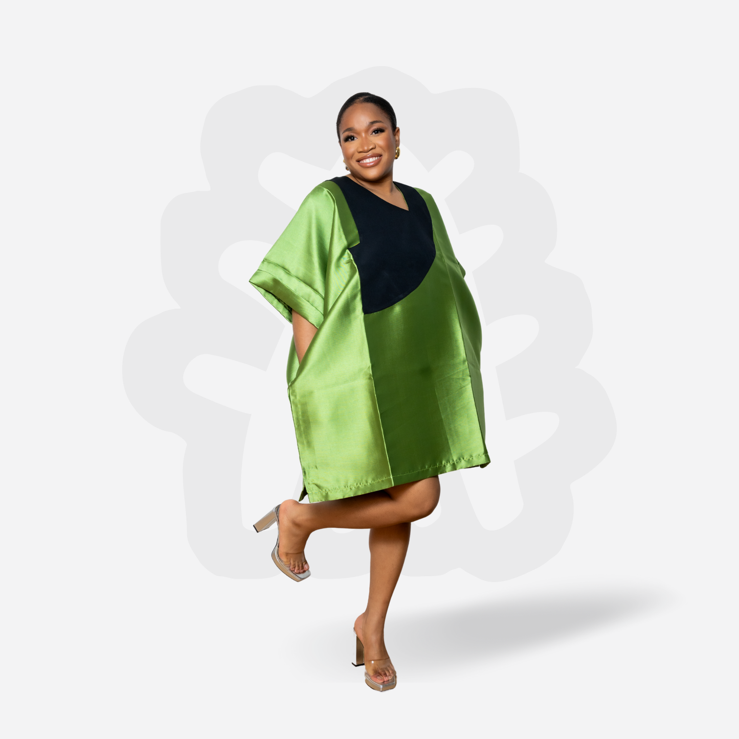 Lux Mikado Short Kaftan Bubu