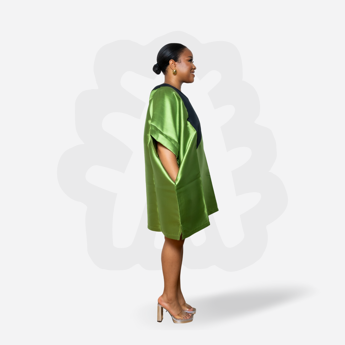 Lux Mikado Short Kaftan Bubu