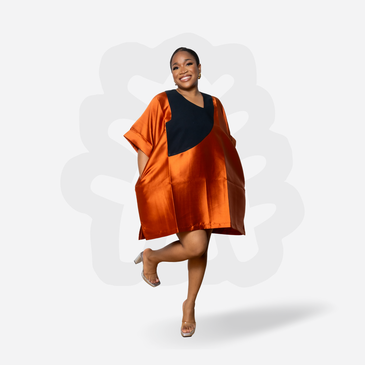 Lux Mikado Short Kaftan Bubu