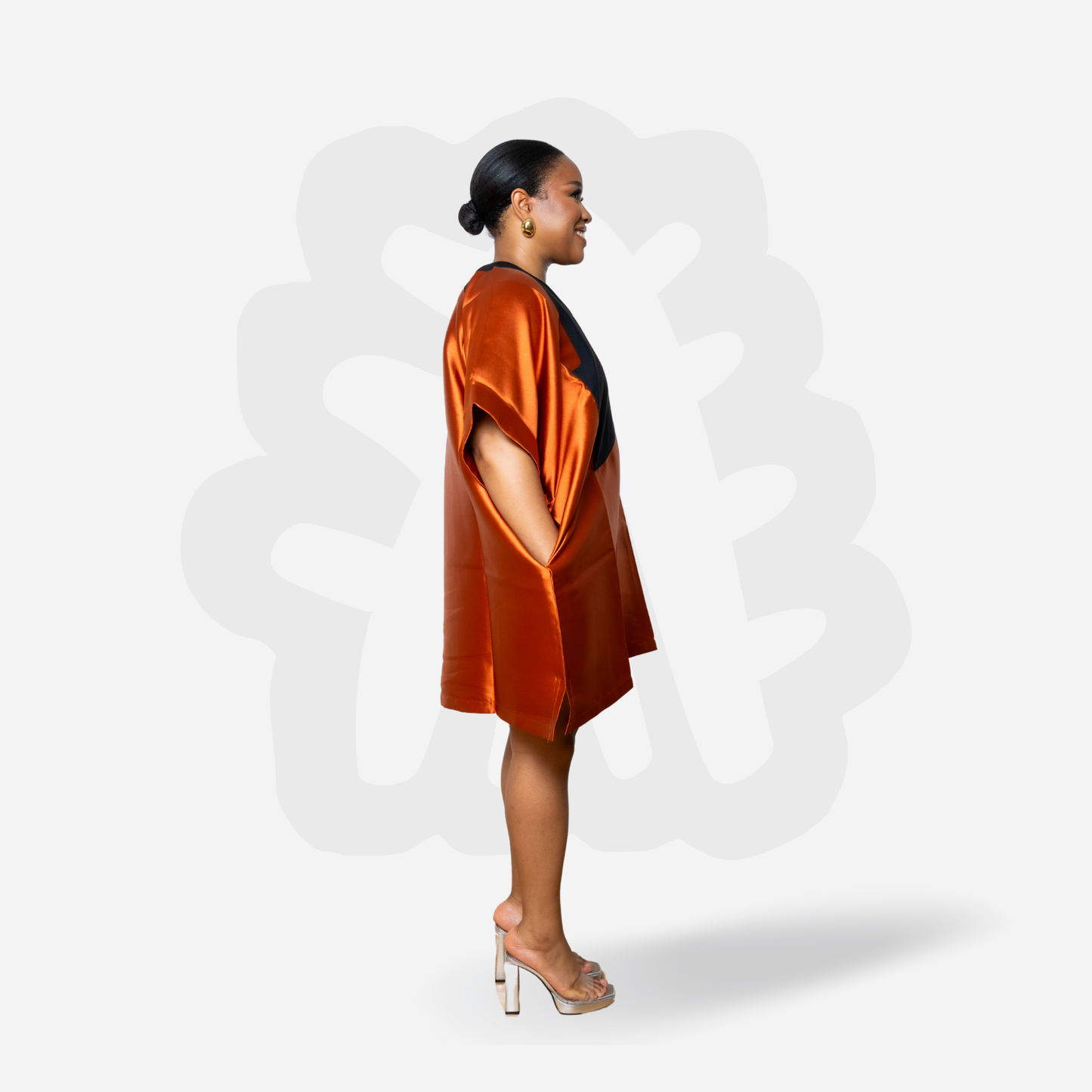 Lux Mikado Short Kaftan Bubu