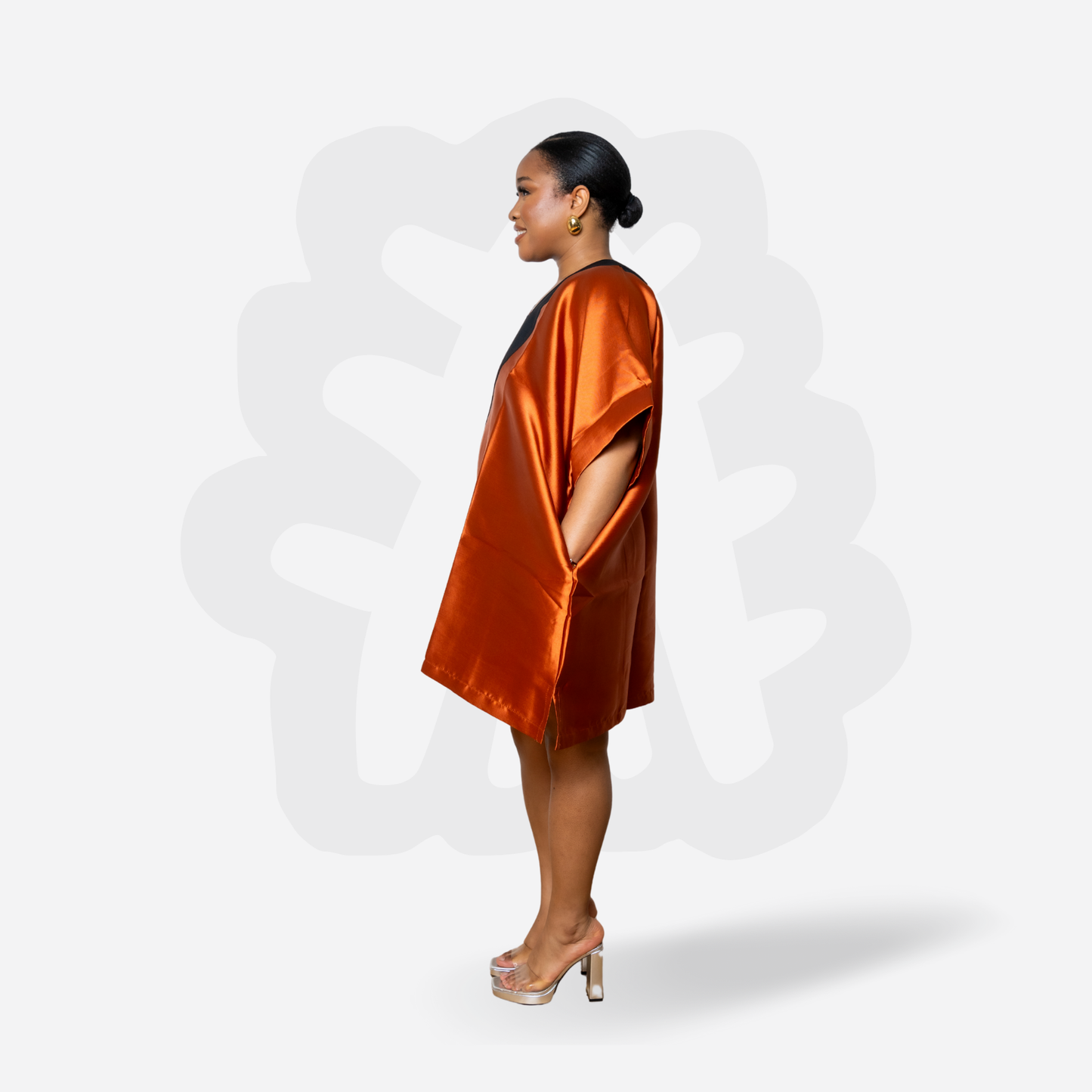 Lux Mikado Short Kaftan Bubu