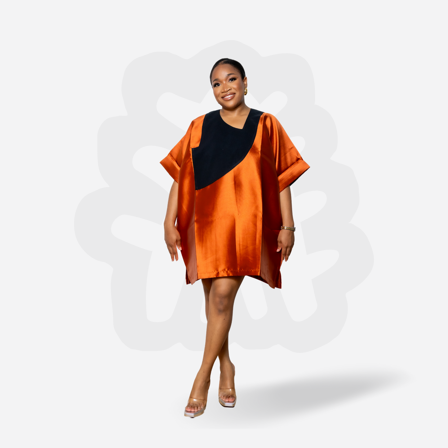 Lux Mikado Short Kaftan Bubu